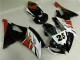 Branco Preto Injeção Kit Carenagem Yamaha R6 08-16 Branco Preto Injeção Kit Carenagem Yamaha R6 08-16