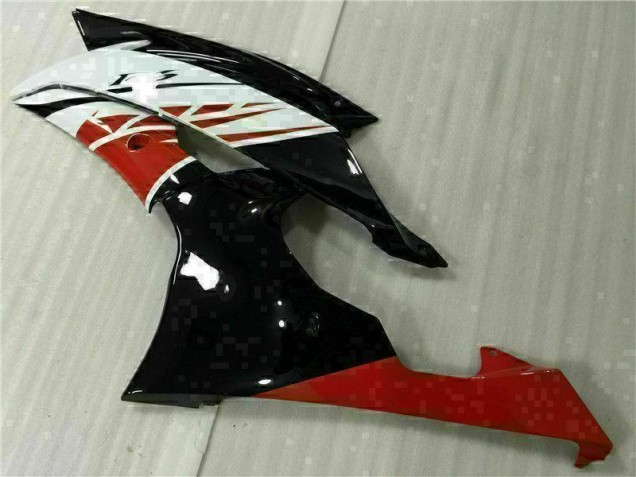 Branco Preto Injeção Kit Carenagem Yamaha R6 08-16 Branco Preto Injeção Kit Carenagem Yamaha R6 08-16