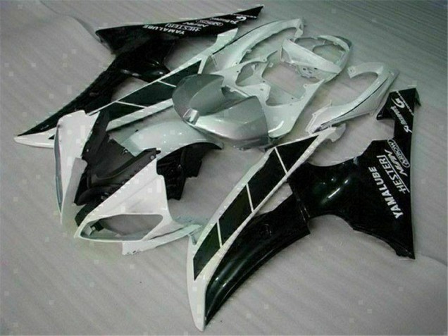 Branco Preto Injeção Kits Carenagem Yamaha R6 08-16