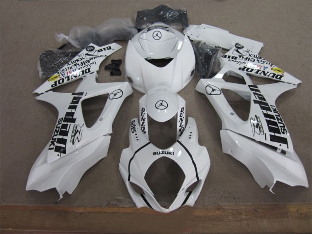 Branco Preto Jordan Carenagem Suzuki GSXR 1000 K7 07-08 Branco Preto Jordan Carenagem Suzuki GSXR 1000 K7 07-08