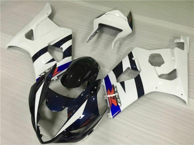Branco Preto Kits Carenagem Suzuki GSXR 1000 K3 03-04 Branco Preto Kits Carenagem Suzuki GSXR 1000 K3 03-04
