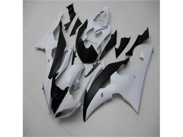 Branco Preto Kits Carenagem Yamaha R6 08-16