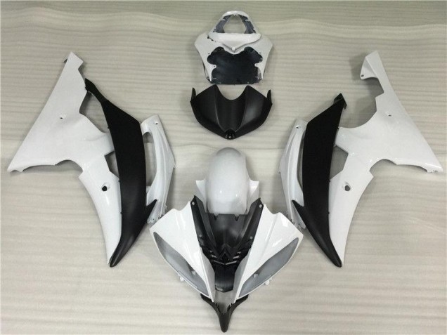 Branco Preto Kits Carenagem Yamaha R6 08-16