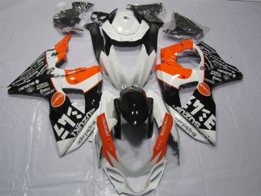 Branco Preto Laranja Bright Logic Carenagem Suzuki GSXR 1000 K9 09-16