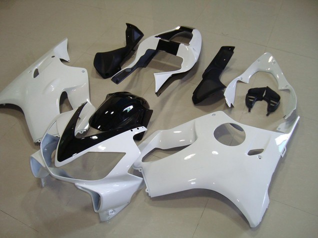 Branco & Preto Listra Carenagem Honda CBR 600 F4i 01-03 Branco & Preto Listra Carenagem Honda CBR 600 F4i 01-03