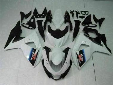 Branco Preto Plásticos Suzuki GSXR 1000 K9 09-16