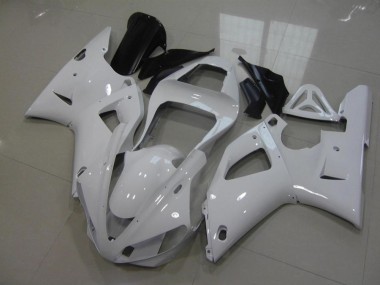 Branco Sem Decalques Carenagem Yamaha R1 00-01