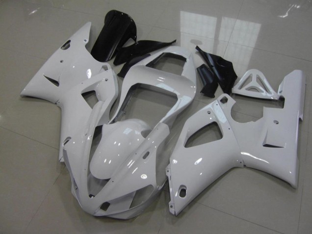 Branco Sem Decalques Carenagem Yamaha R1 00-01