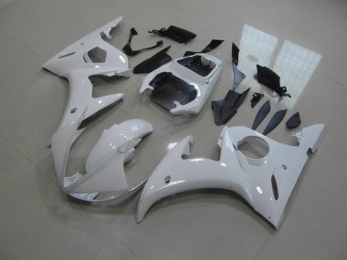 Branco Sem Decalques Carenagem Yamaha R6 03-05