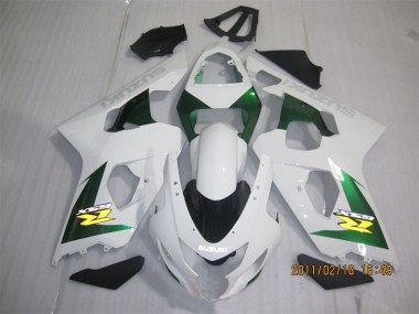 Branco Verde Carenagem Suzuki GSXR 600 K4 04-05