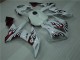 Branco Vermelho Chama Carenagem Yamaha R1 04-06