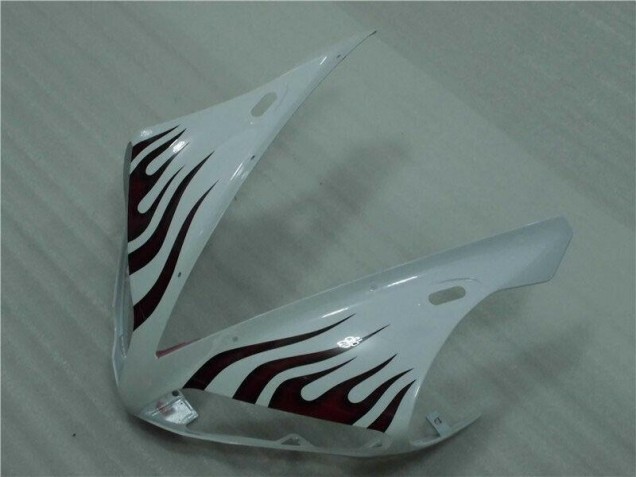 Branco Vermelho Chama Carenagem Yamaha R1 04-06