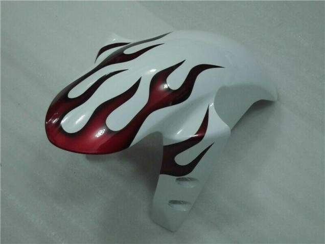 Branco Vermelho Chama Carenagem Yamaha R1 04-06
