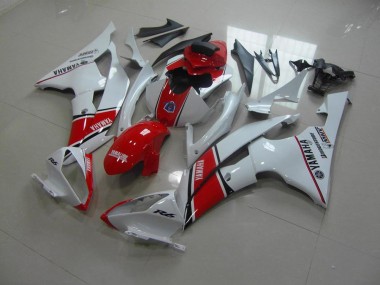 Branco Vermelho Estilo OEM Carenagem Yamaha R6 08-16