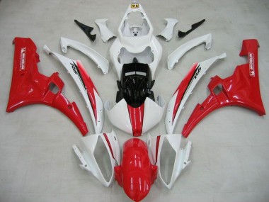 Branco Vermelho Michelin Carenagem Yamaha R6 06-07