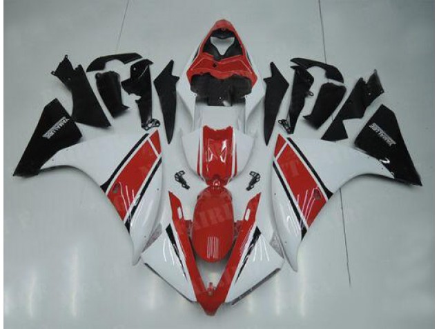 Branco Vermelho Preto Carenagem Yamaha R1 12-14
