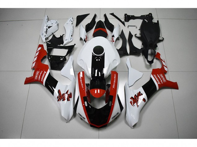 Branco Vermelho Preto Carenagem Yamaha R1 15-19