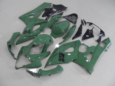 Brilhante Exército Verde Carenagem Suzuki GSXR 1000 K5 05-06