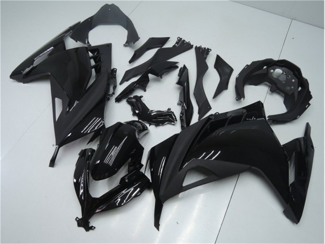 Brilhante Preto Fosco Carenagem Kawasaki EX300 13-16 Brilhante Preto Fosco Carenagem Kawasaki EX300 13-16