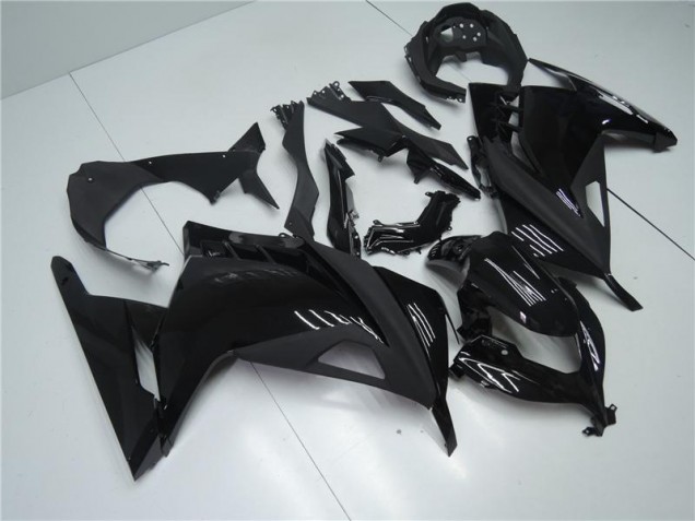Brilhante Preto Fosco Carenagem Kawasaki EX300 13-16 Brilhante Preto Fosco Carenagem Kawasaki EX300 13-16