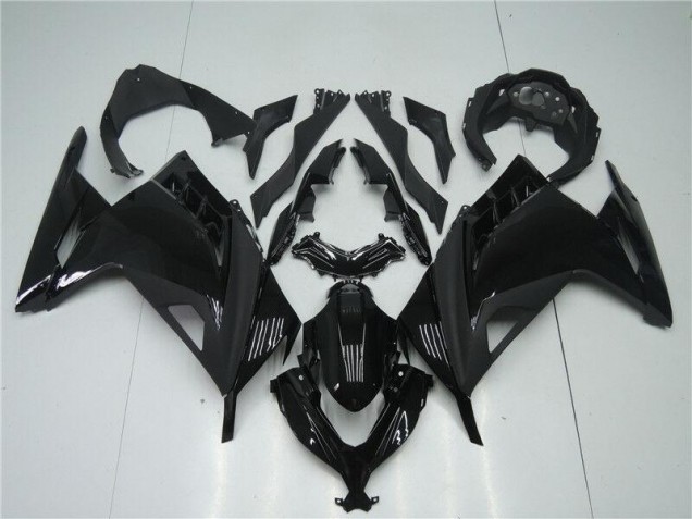 Brilhante Preto Fosco Carenagem Kawasaki EX300 13-16 Brilhante Preto Fosco Carenagem Kawasaki EX300 13-16