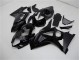 Brilhante Preto Fosco Carenagem Suzuki GSXR 1000 K7 07-08 Brilhante Preto Fosco Carenagem Suzuki GSXR 1000 K7 07-08
