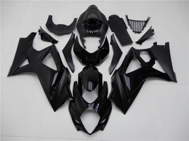 Brilhante Preto Fosco Carenagem Suzuki GSXR 1000 K7 07-08