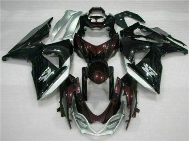 Castanho Preto Abs Kits Completos Carenagem Suzuki GSXR 1000 K9 09-16