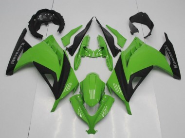 Estilo OEM Verde Carenagem Kawasaki ZX 300R 13-16