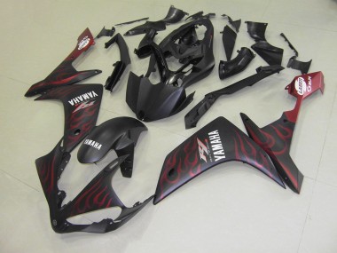 Fosco Vermelho Chama Carenagem Yamaha R1 07-08