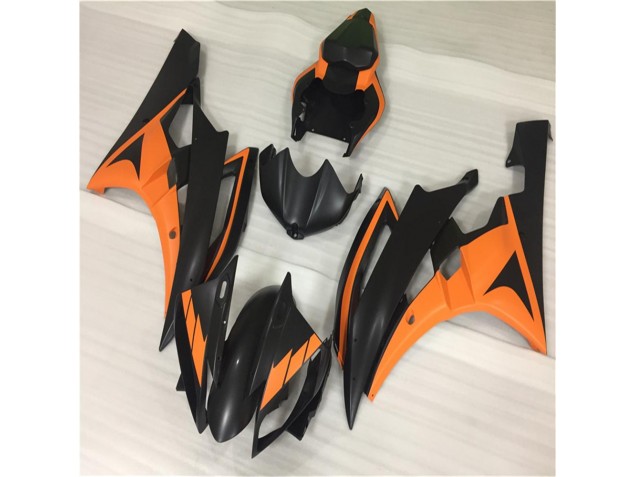 Laranja Preto Abs Plásticos Yamaha R6 06-07 Laranja Preto Abs Plásticos Yamaha R6 06-07