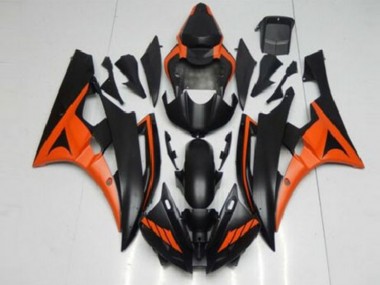 Laranja Preto Abs Plásticos Yamaha R6 06-07