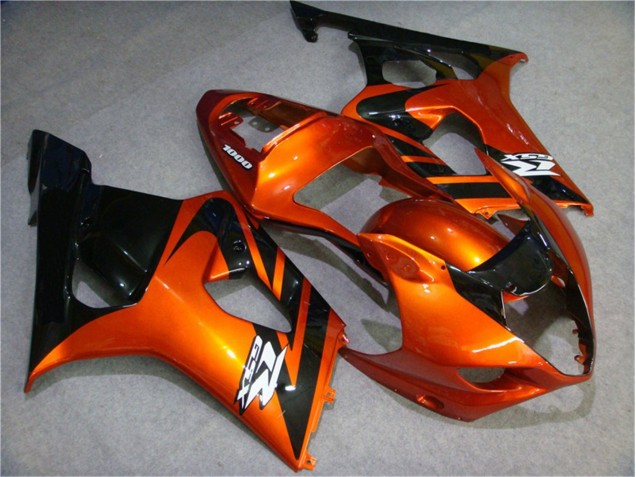 Laranja Preto Carenagem Suzuki GSXR 1000 K3 03-04