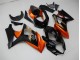 Laranja Preto Carenagem Suzuki GSXR 1000 K7 07-08 Laranja Preto Carenagem Suzuki GSXR 1000 K7 07-08