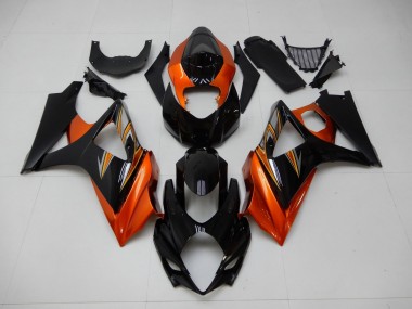 Laranja Preto Carenagem Suzuki GSXR 1000 K7 07-08