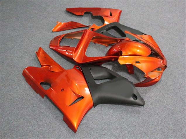 Laranja Preto Carenagem Yamaha R1 02-03
