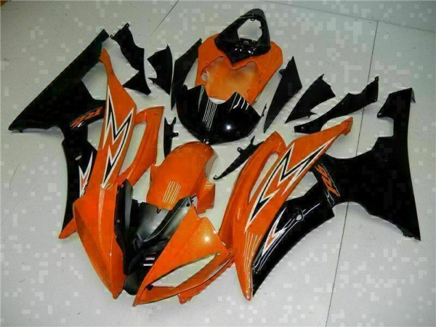 Laranja Preto Carenagem Yamaha R6 08-16