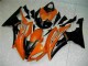 Laranja Preto Carenagem Yamaha R6 08-16