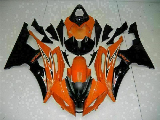 Laranja Preto Carenagem Yamaha R6 08-16