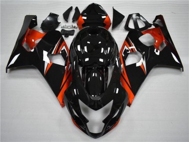 Laranja Preto Kits Carenagem Suzuki GSXR 600 / 750 K4 04-05
