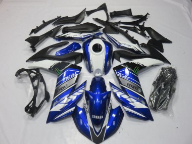 Monster Azul Carenagem Yamaha R3 15-22