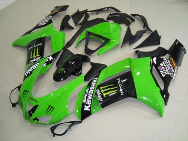 Monster Verde Carenagem Kawasaki ZX6R 07-08