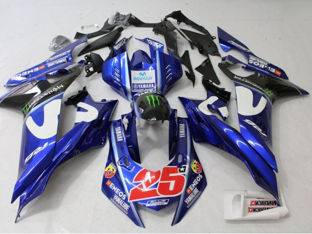 Movistar Carenagem Yamaha R6 17-23