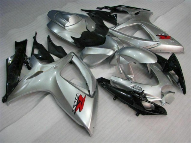 Prata Abs Kit Completos Carenagem Suzuki GSXR 600 / 750 K6 06-07