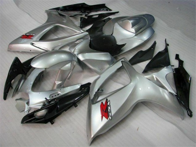 Prata Abs Kit Completos Carenagem Suzuki GSXR 600 / 750 K6 06-07