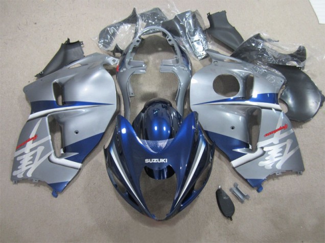 Prata Azul Carenagem Suzuki GSXR 1300 Hayabusa 96-07