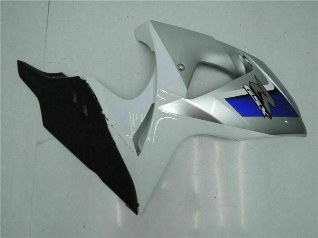 Prata Branco Carenagem Suzuki GSXR 1000 K9 09-16