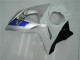 Prata Branco Carenagem Suzuki GSXR 1000 K9 09-16