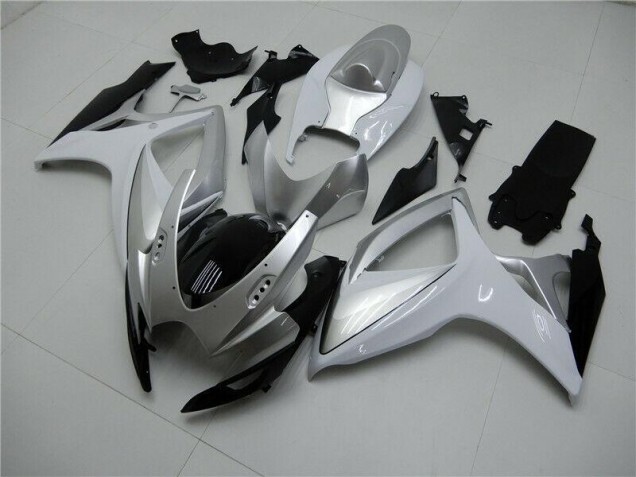 Prata Carenagem & Plástico Suzuki GSXR 600 / 750 K6 06-07 Prata Carenagem & Plástico Suzuki GSXR 600 / 750 K6 06-07