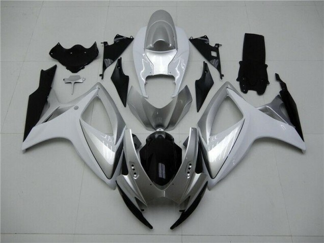 Prata Carenagem & Plástico Suzuki GSXR 600 / 750 K6 06-07 Prata Carenagem & Plástico Suzuki GSXR 600 / 750 K6 06-07